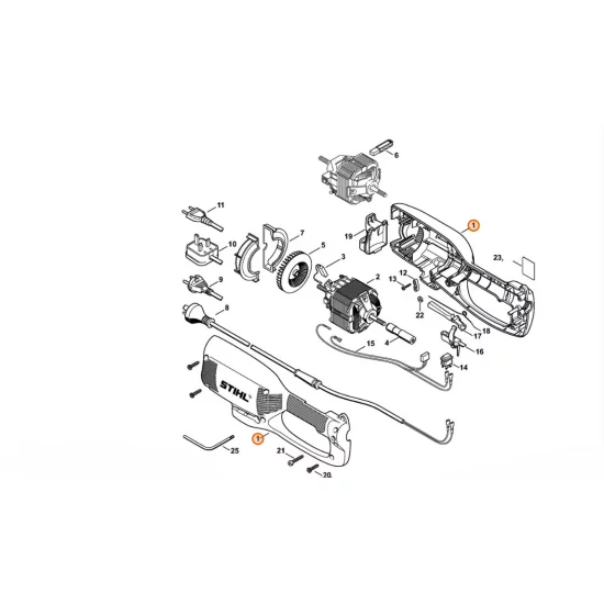 STIHL  Obudowa 4809 790 1405